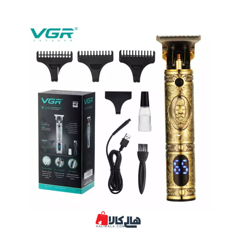 ماشین اصلاح موی سر و صورت وی جی ار مدل V-228