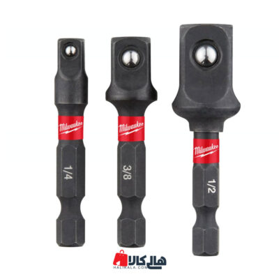 مجموعه 3 عددي رابط دريل و امپکت به بکس میلواکی