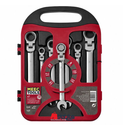 مجموعه 7 عددی آچار جغجغه ایی تاشو MEEC TOOLS | هالی کالا