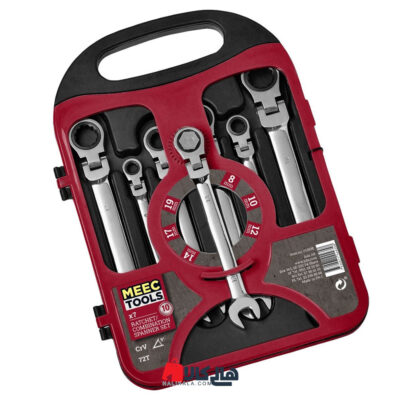 مجموعه 7 عددی آچار جغجغه ایی تاشو MEEC TOOLS