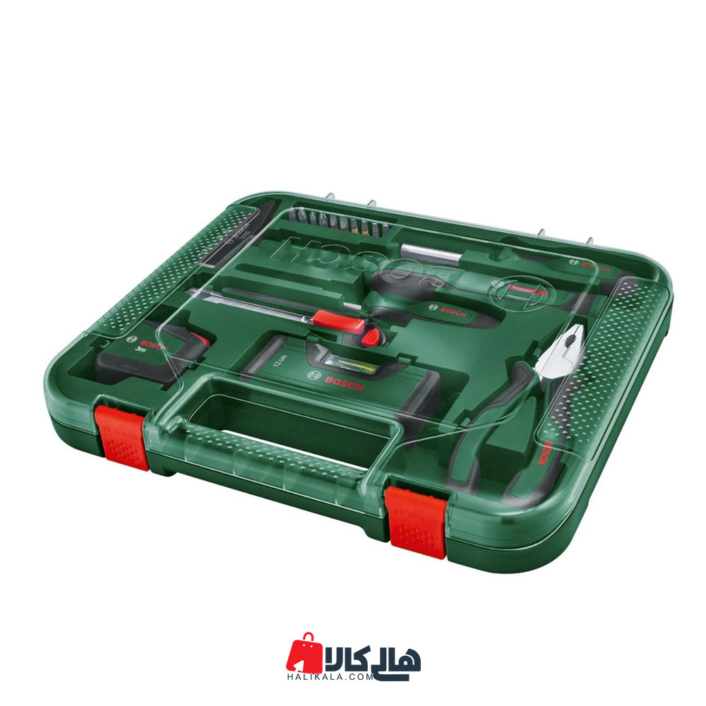 مجموعه 17 عددی ابزار دستی بوش کد 0600A02BY5 (1) مجموعه 17 عددی ابزار دستی بوش کد 0600A02BY5 | هالی کالا